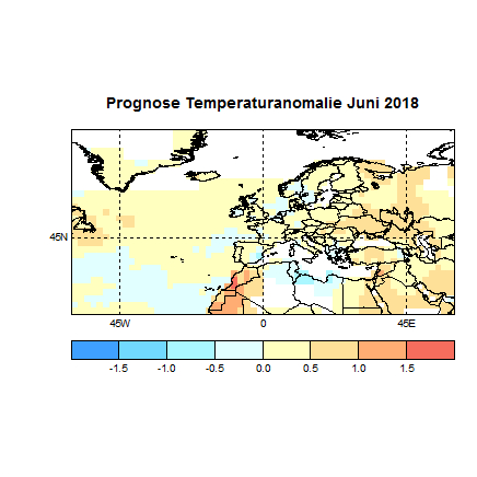 Prognose Juni 2018 Temperatur Europa neu