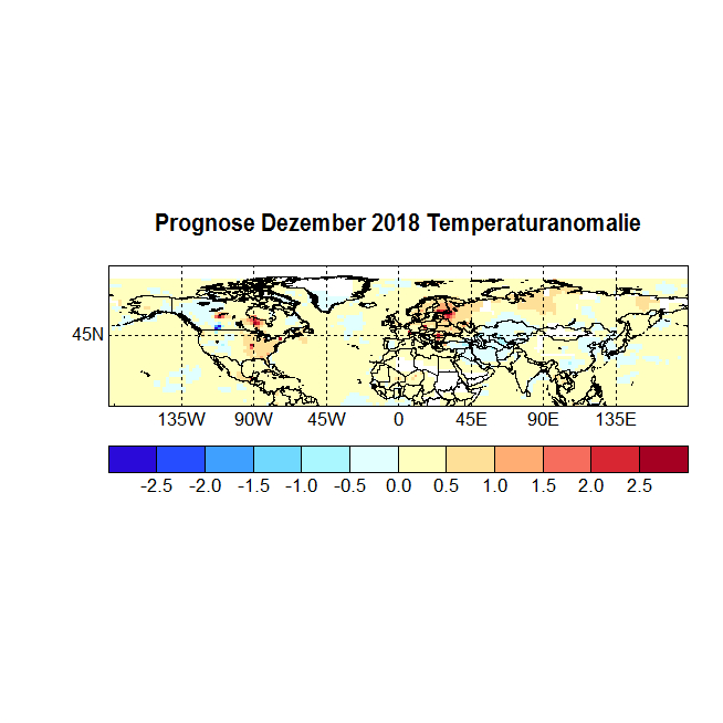 Prognose Dezember 2018 Temperatur NH Bild Bodendruck März-Aug