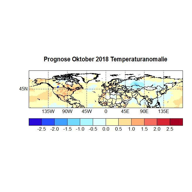 Prognose Oktober 2018 Temperatur NH Bild aus Augustwerten