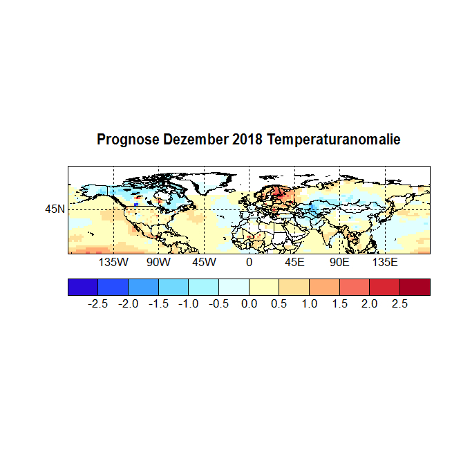 Prognose Dezember 2018 Temperatur NH Bild aus Sept