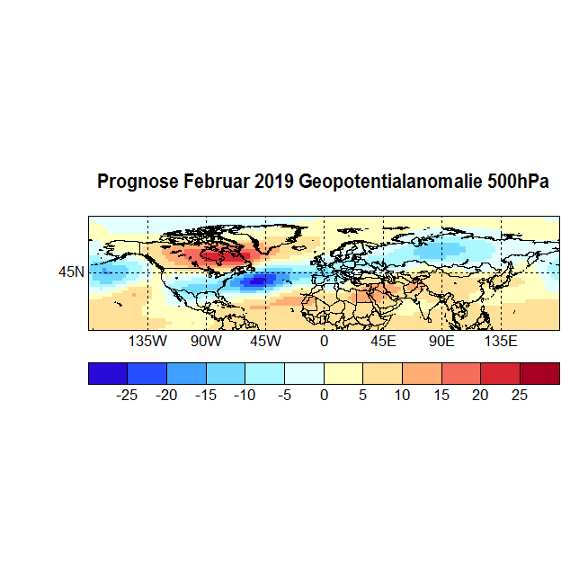 Prognose Februar 2019 Geopot 500
