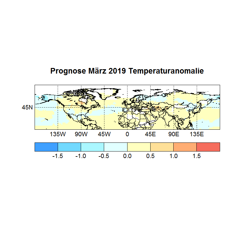 Prognose März 2019 Temperatur NH Bild aus Febr