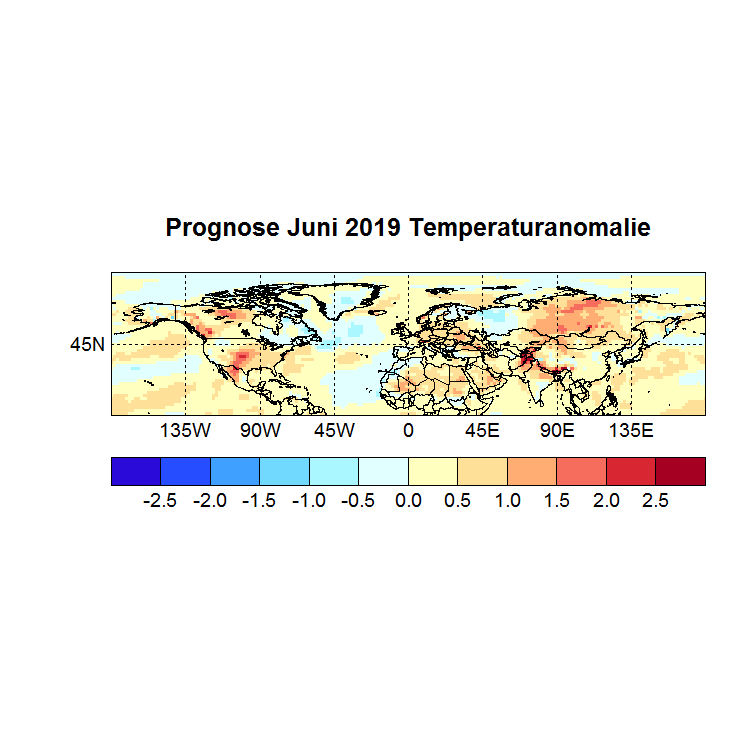 Prognose Juni 2019 Temperatur NH Bild aus März