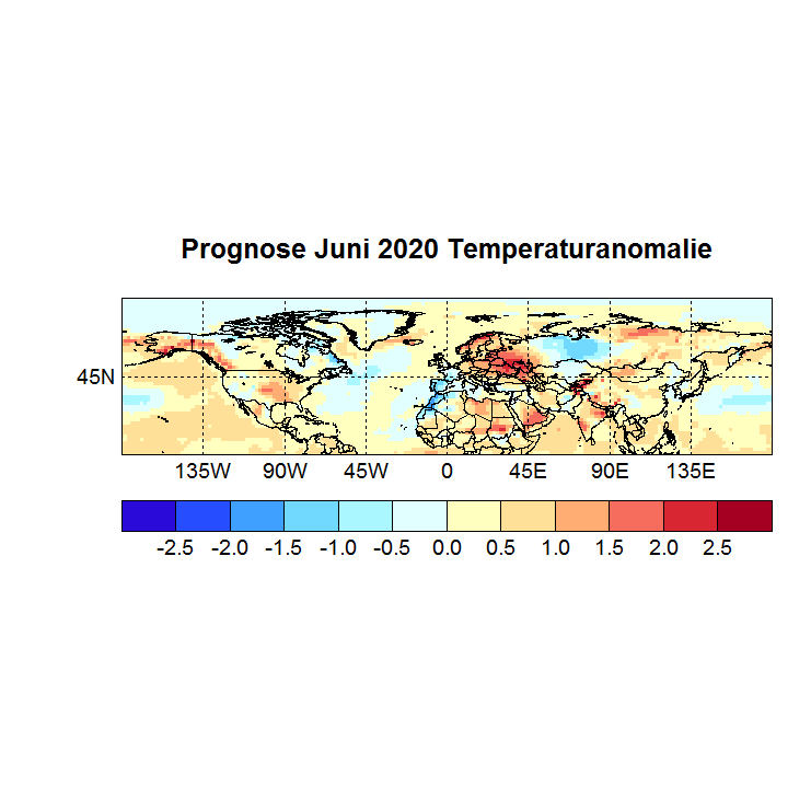 Prognose Juni 2020 Temperatur NH Bild