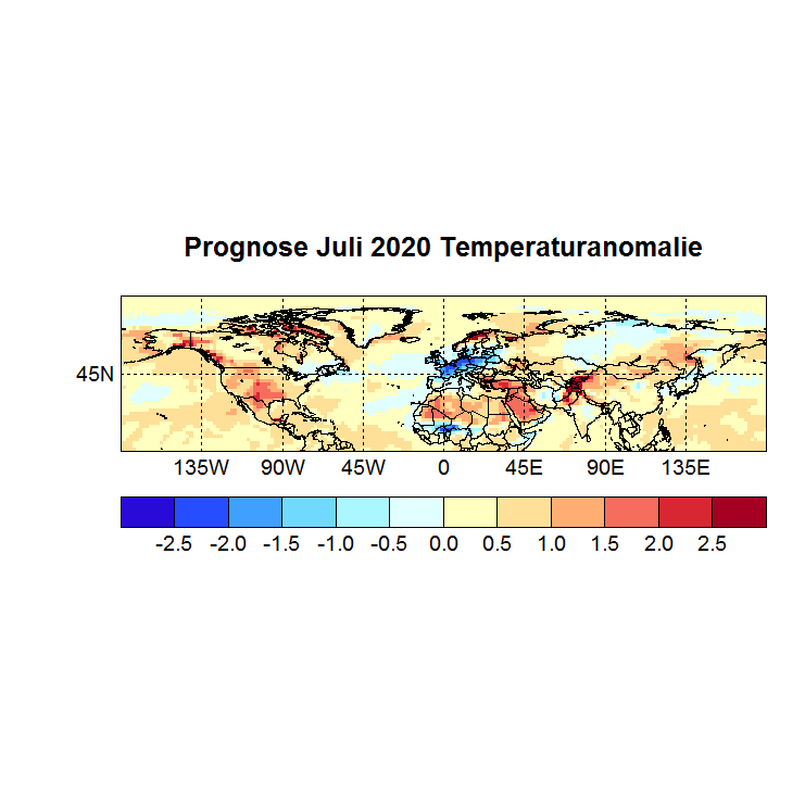 Prognose Juli 2020 Temperatur NH Bild aus Mai